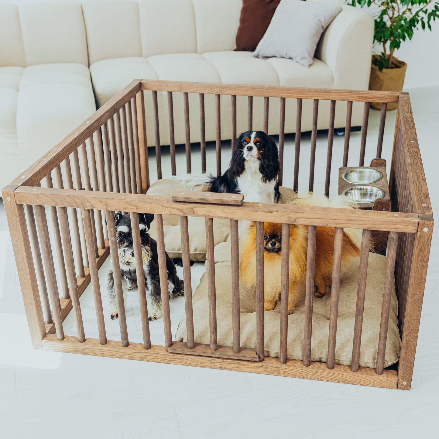 Wooden Dog Playpen