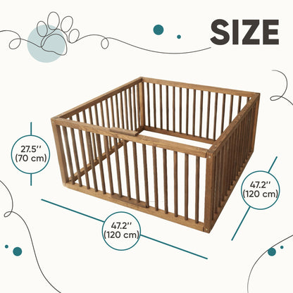 Wooden Dog Playpen