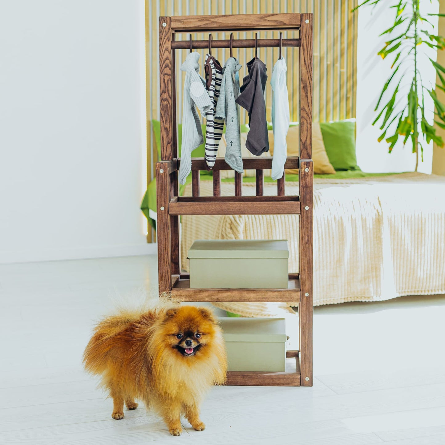 Wooden Dog Wardrobe