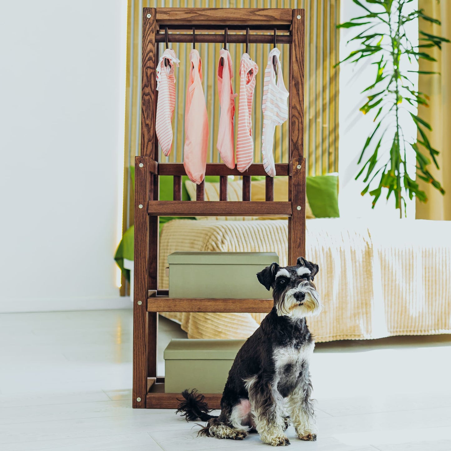 Wooden Dog Wardrobe