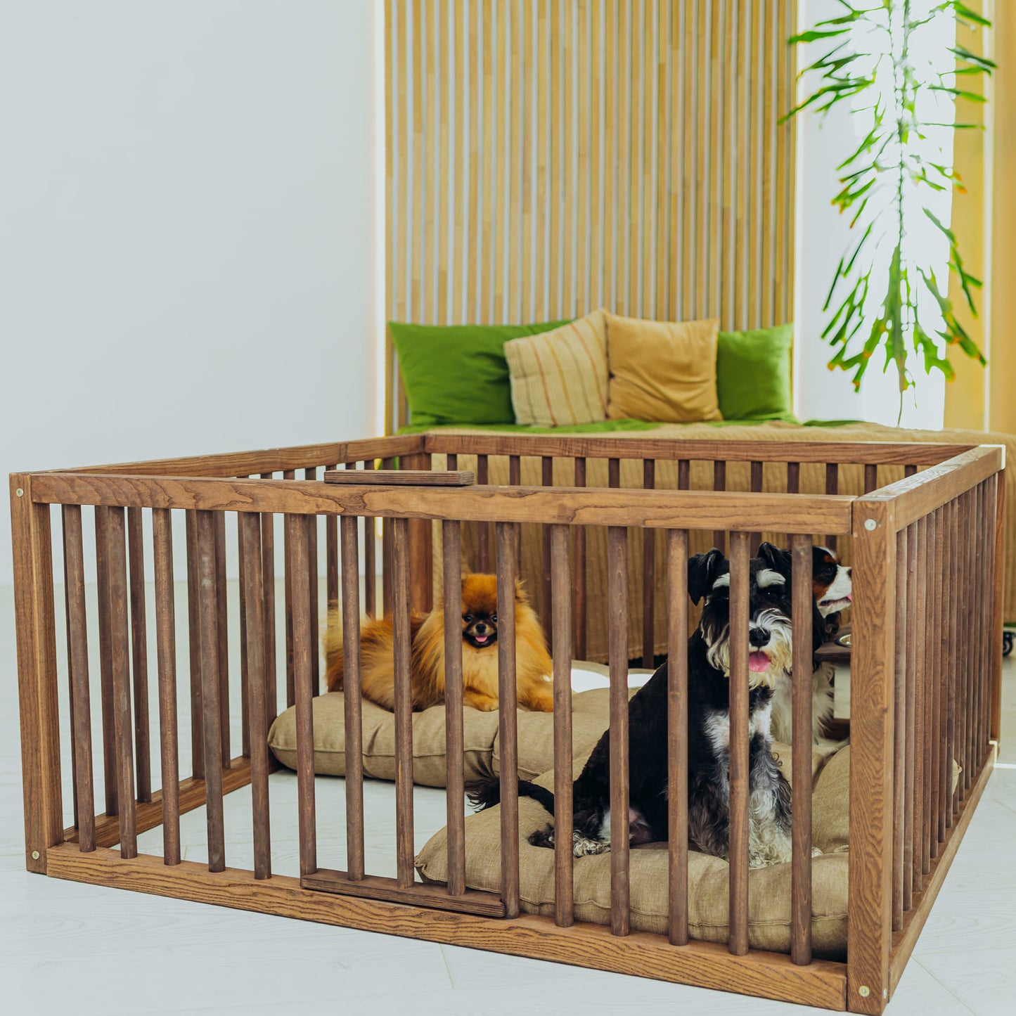 Wooden Dog Playpen